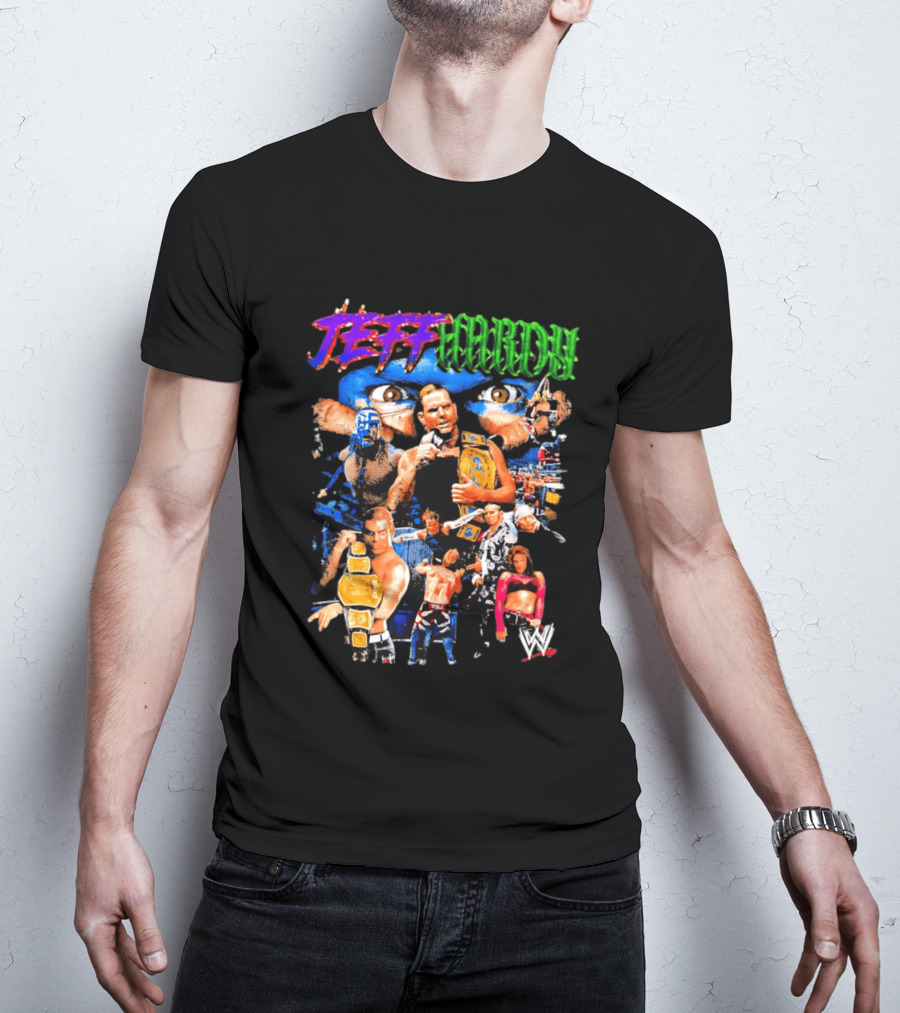 Jeff Hardy WWE Champion Legends Collage T-Shirt
