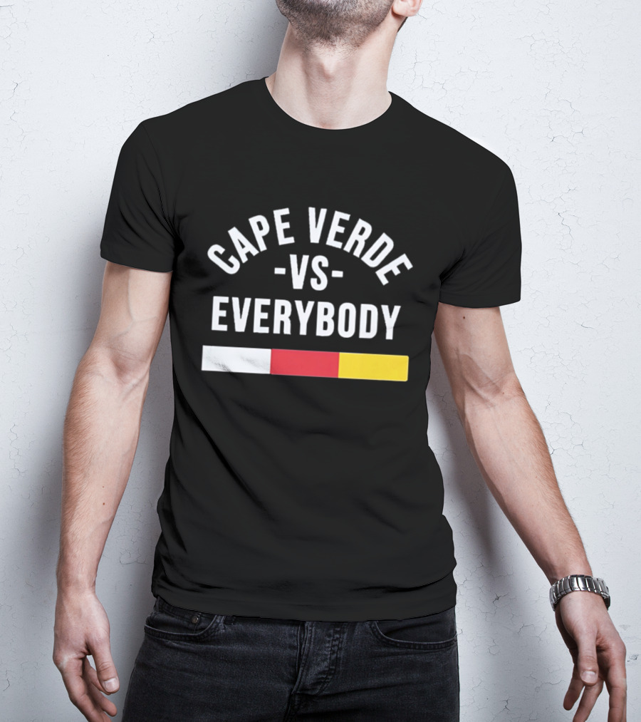 Cape Verde Vs Everybody African Nations Flag T-Shirt