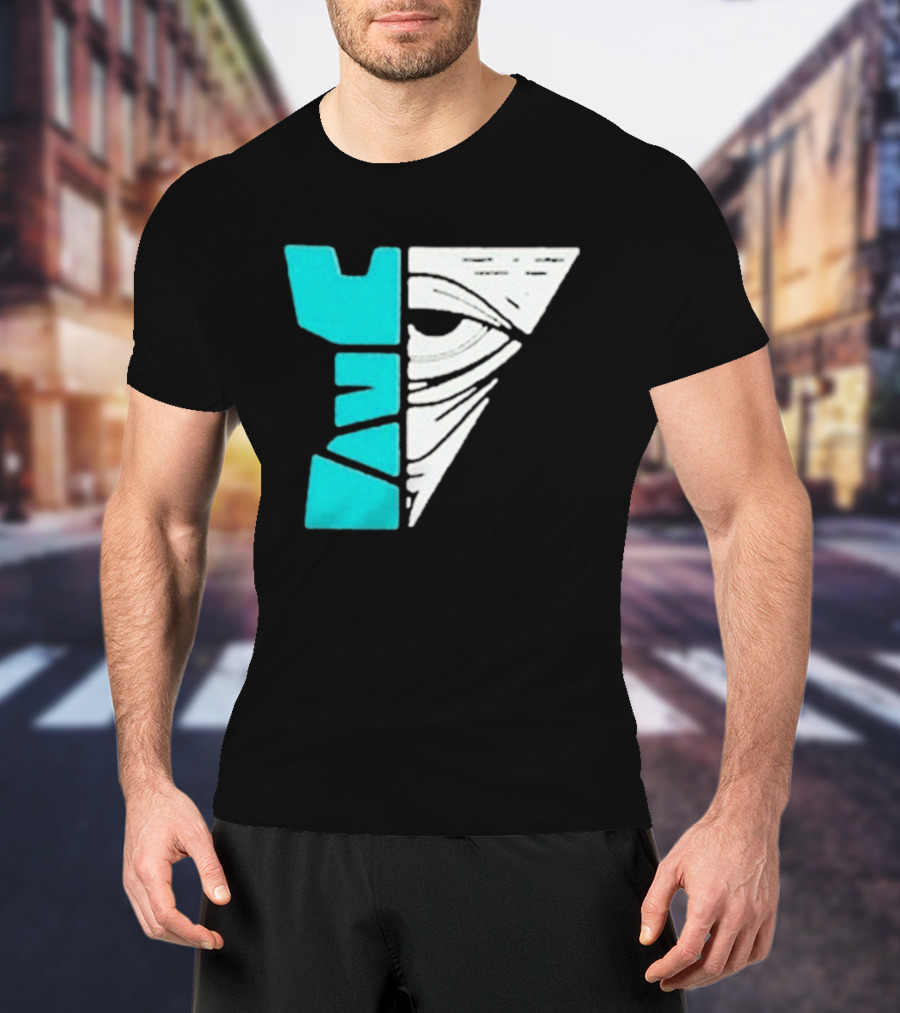 Kastle Group Whitephos X Kastle Face Off Bold Geometric Abstract T-Shirt