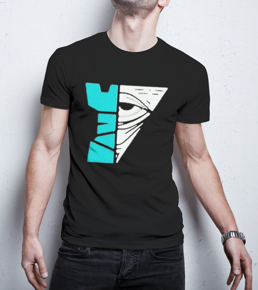 Kastle Group Whitephos X Kastle Face Off Bold Geometric Abstract T-Shirt