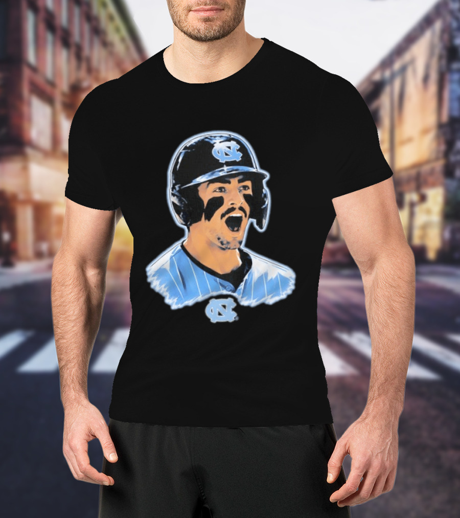Gavin Gallaher University Of North Carolina Tar Heels Baseball Player T-Shirt