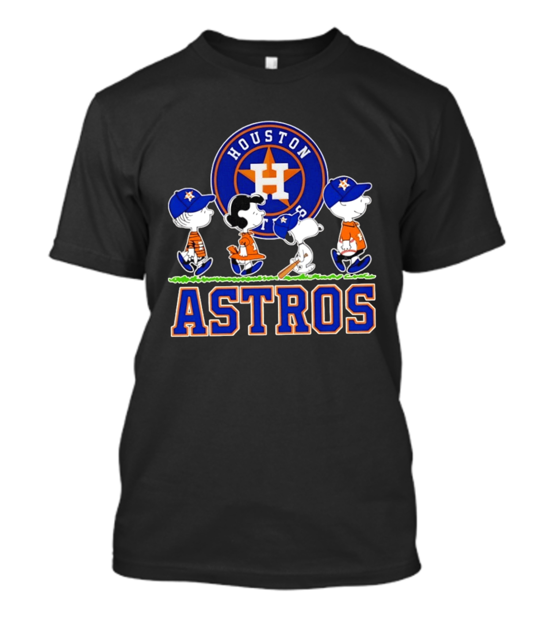 Houston Astros Snoopy Charlie Brown Lucy Linus Abbey Road 2026 T-Shirt