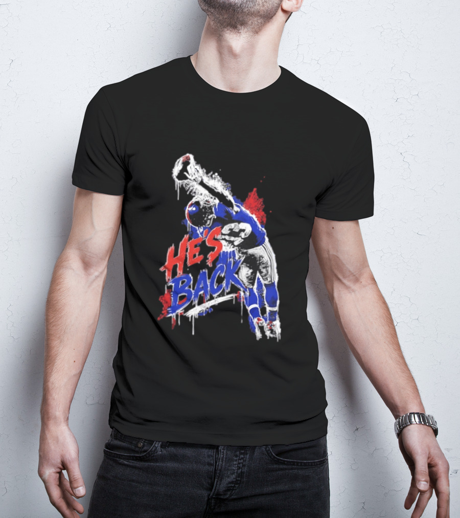 Odell Beckham Jr. He's Back 13 New York Giants Iconic Catch T-Shirt