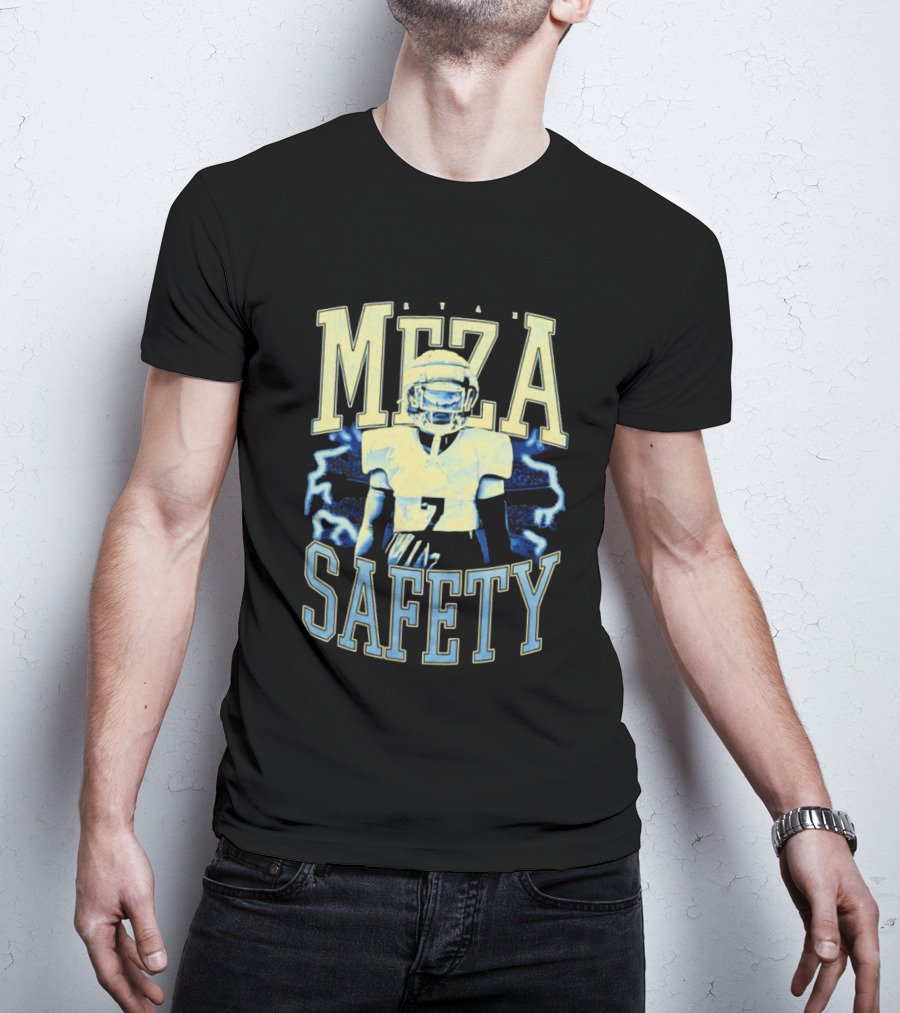 Ryan Meza Safety Football Player Number 7 T-Shirt