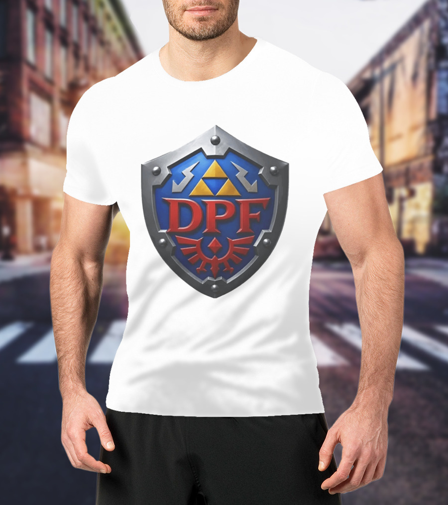 DPF Crest Shield Hylian Gamer Zelda TriForce T-Shirt