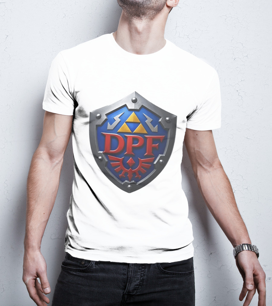 DPF Crest Shield Hylian Gamer Zelda TriForce T-Shirt