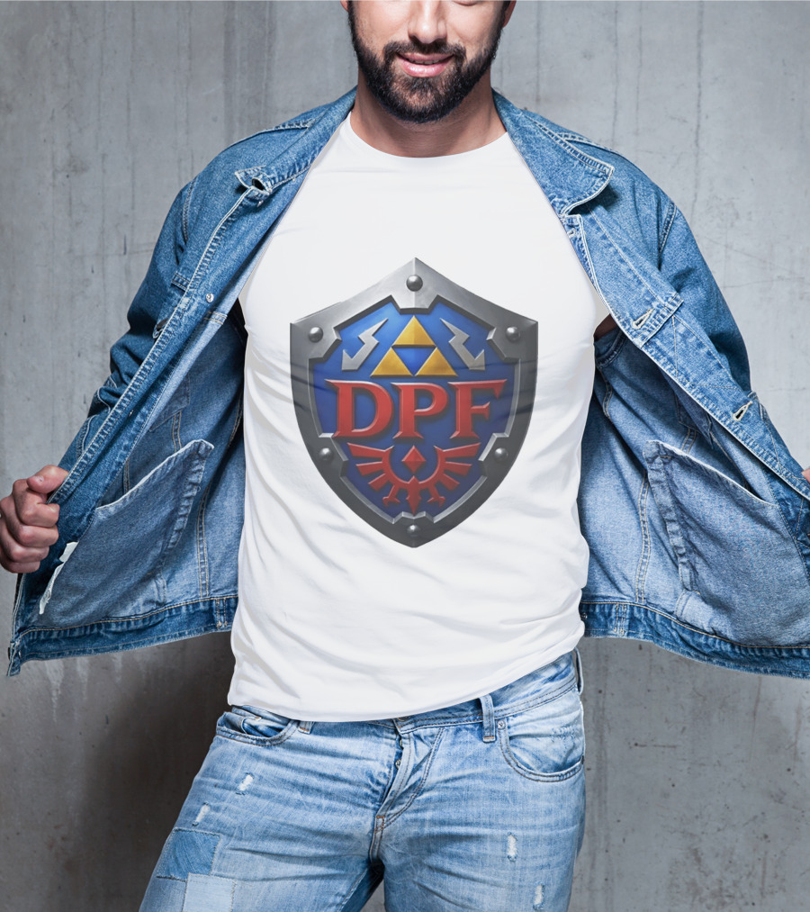 DPF Crest Shield Hylian Gamer Zelda TriForce T-Shirt