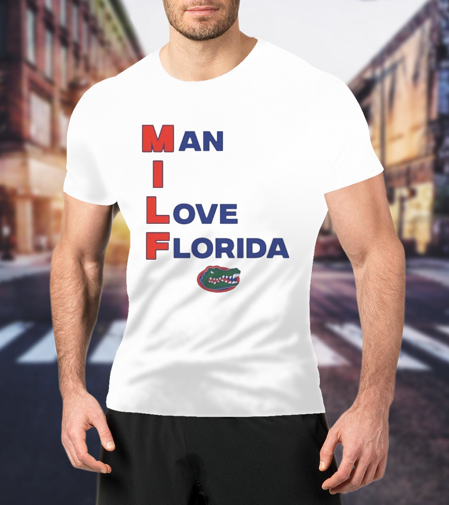 Man I Love Florida Gators College Football Gator T-Shirt