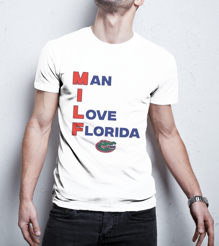 Man I Love Florida Gators College Football Gator T-Shirt