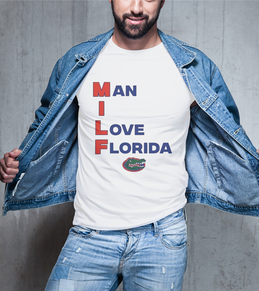 Man I Love Florida Gators College Football Gator T-Shirt