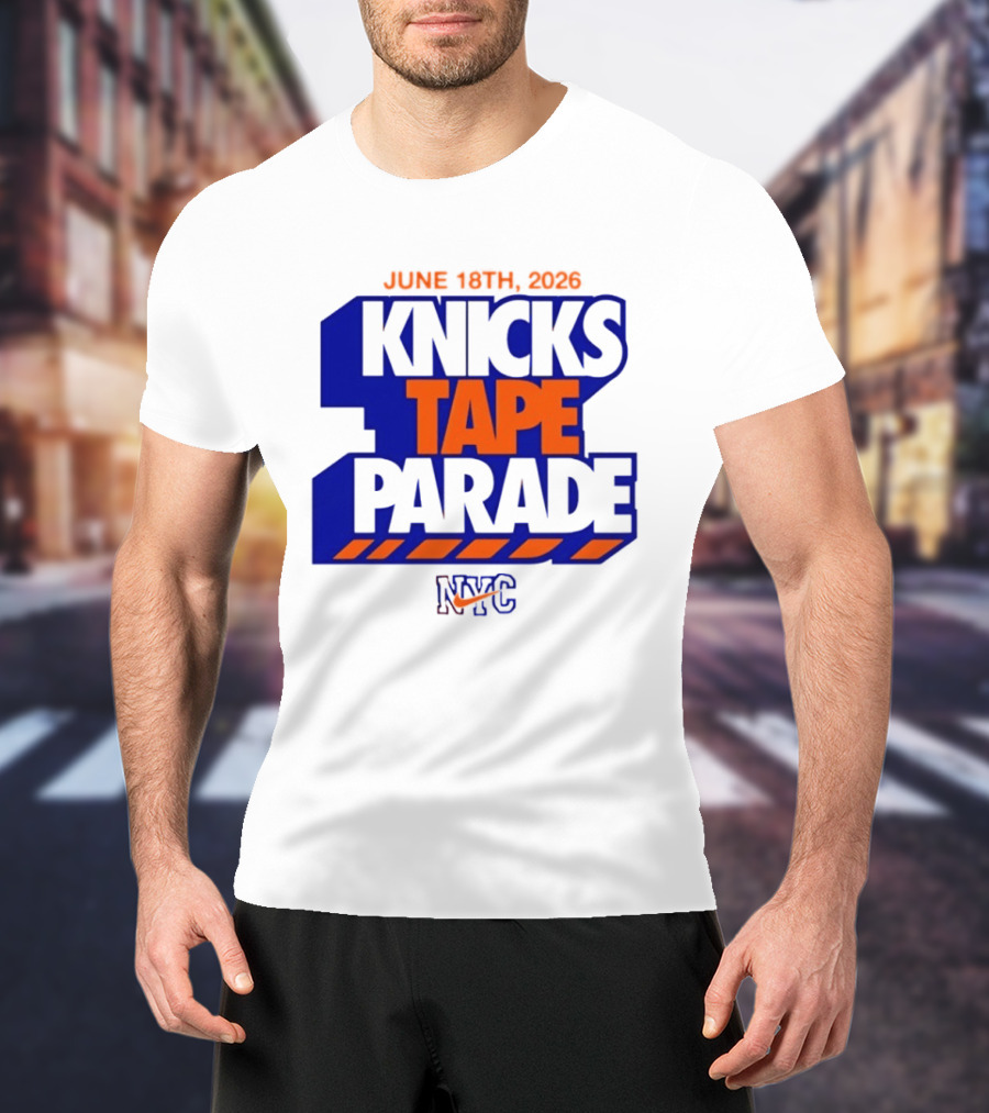 June 18th 2026 Knicks Tape Parade NYC NBA T-Shirt