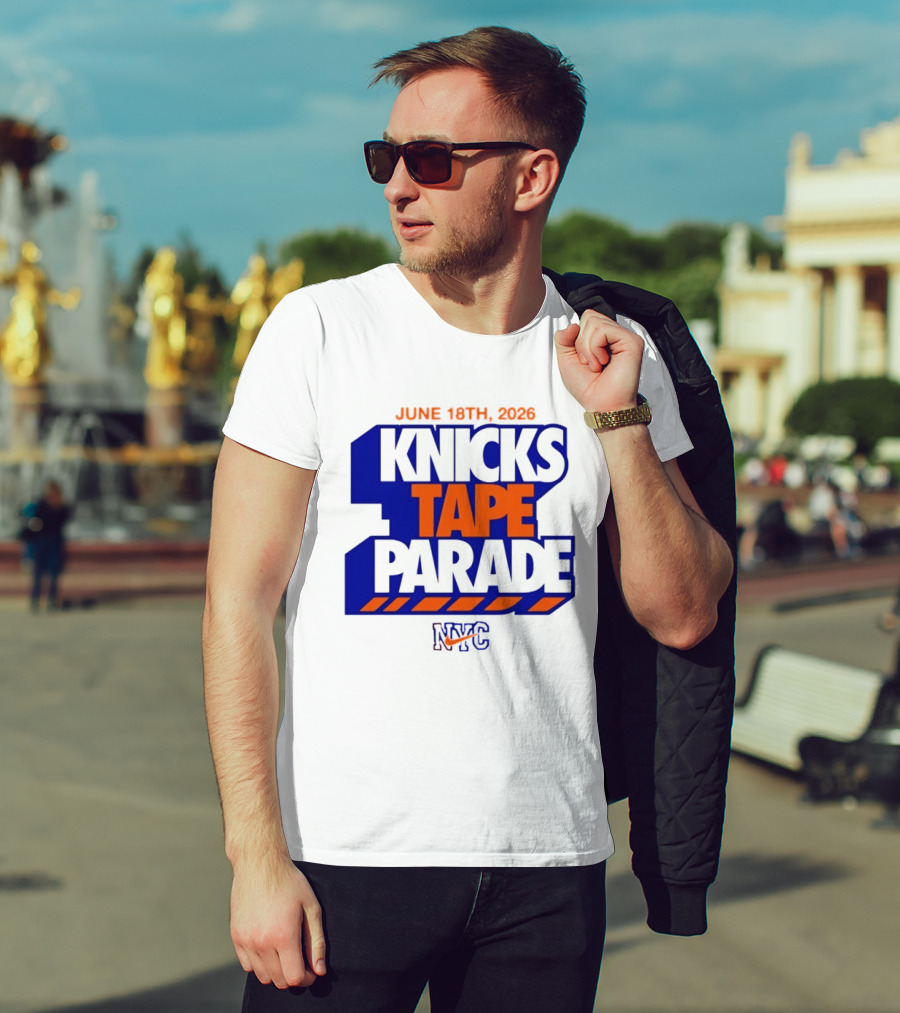 June 18th 2026 Knicks Tape Parade NYC NBA T-Shirt