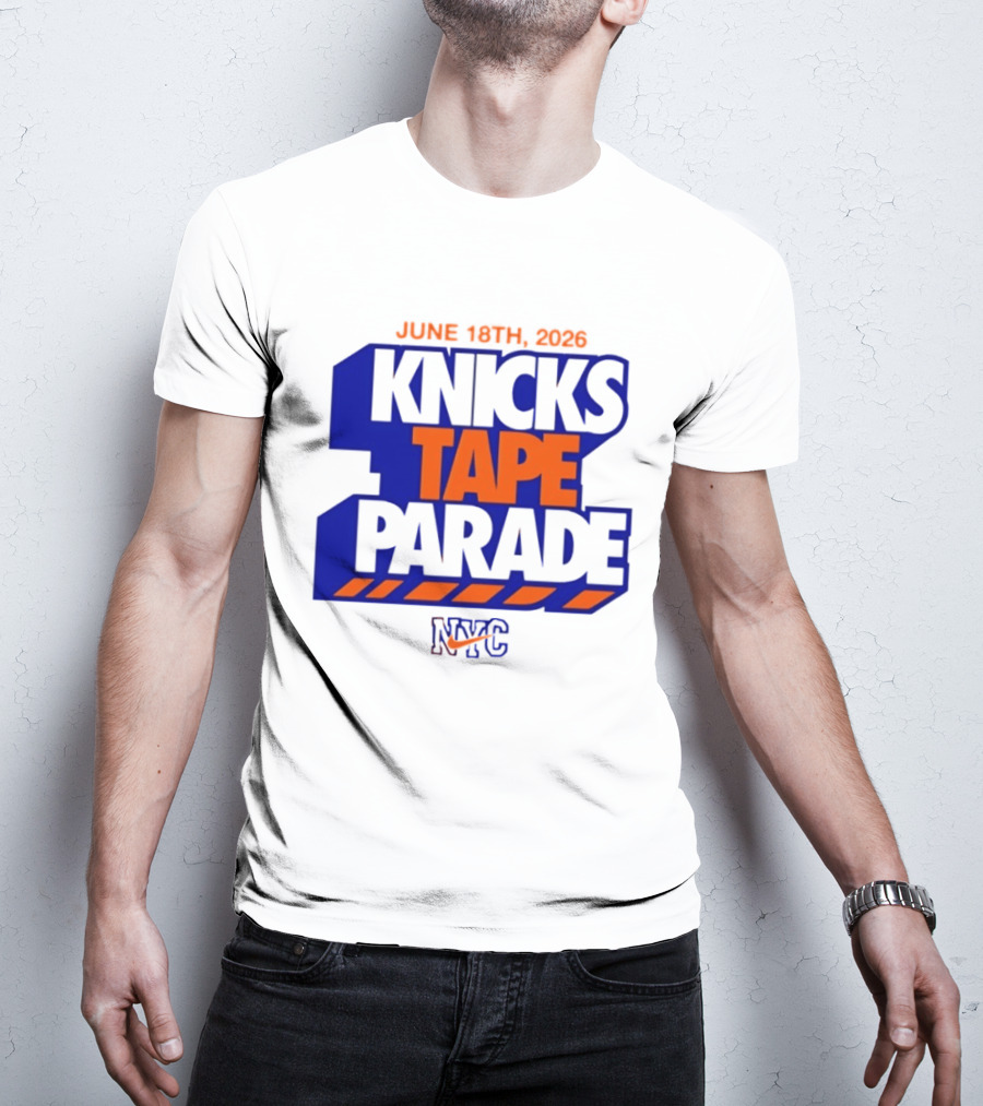 June 18th 2026 Knicks Tape Parade NYC NBA T-Shirt