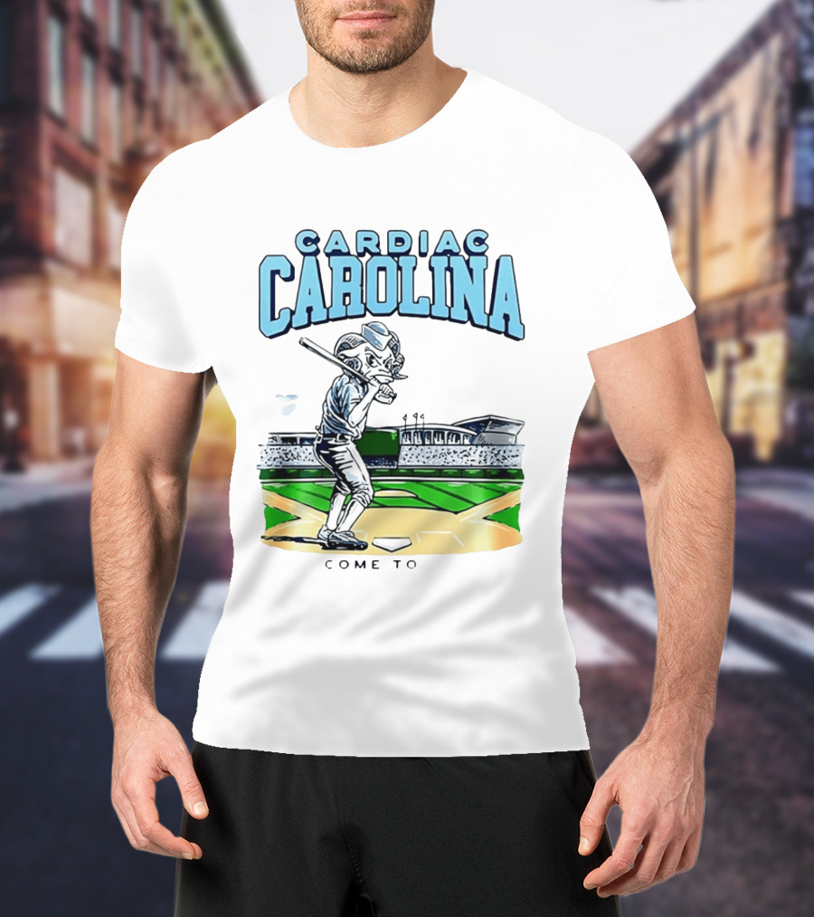 Cardiac Carolina Come To Omaha North Carolina Tar Heels X Cardiac Carolina Welcome To Omaha 2026 T-Shirt