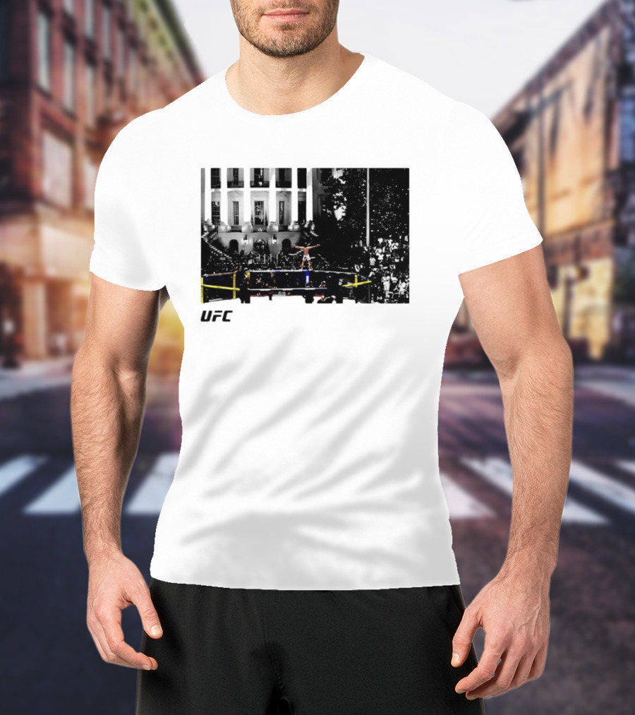 UFC Diego Lopes Freedom 250 Victory Iconic Octagon Celebration T-Shirt