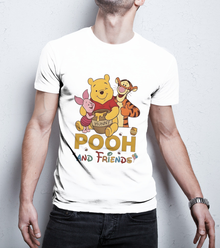 Pooh And Friends Hunny Pot Tigger Piglet T-Shirt