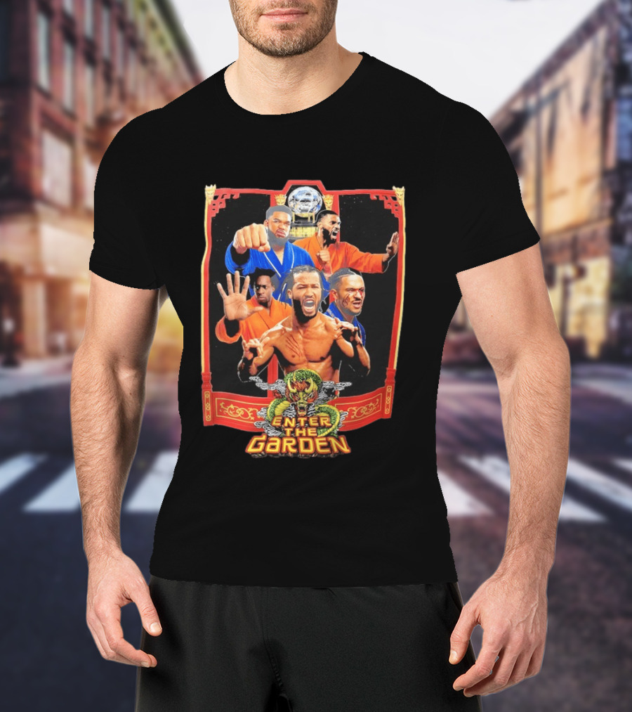 Jalen Brunson Karl Anthony Towns Mikal Bridges Josh Hart Enter The Garden Knicks Basketball T-Shirt