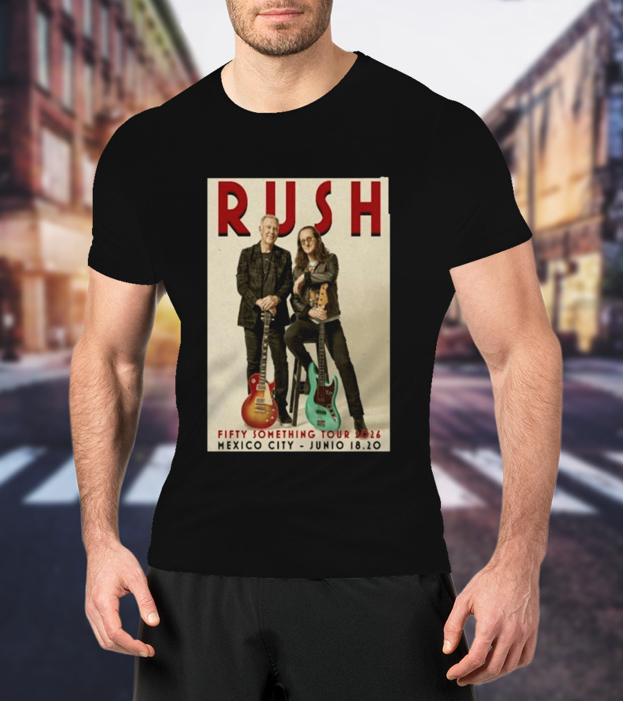 RUSH Mexico City Fifty Catfifty June 19 2026 Show T-Shirt