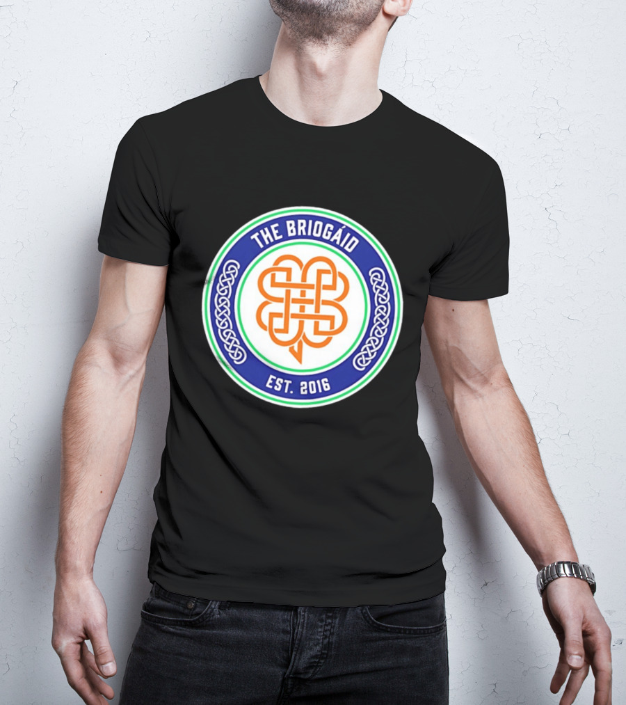 The Briogáid Celtic Knot Emblem EST 2016 T-Shirt