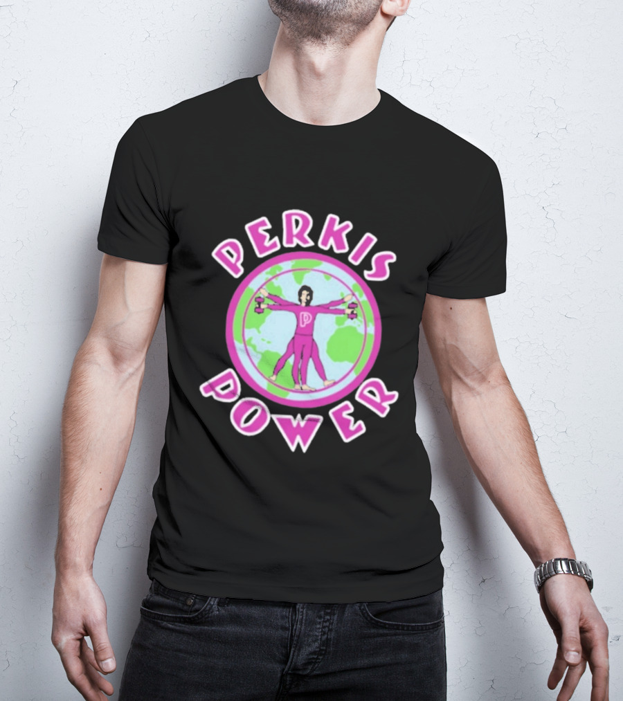 Perkis Power World Fitness Gym Tony Perkis Training T-Shirt
