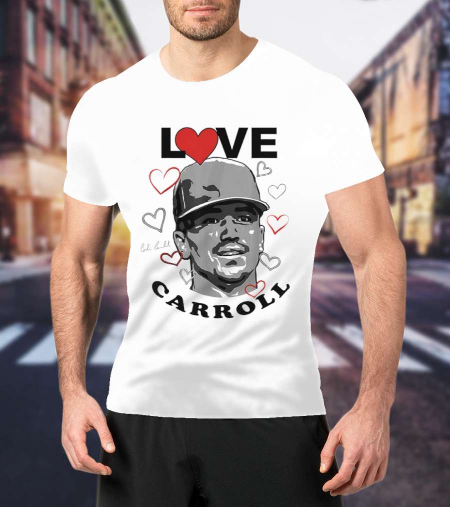Love Corbin Carroll Heart Baseball Arizona Diamondbacks T-Shirt