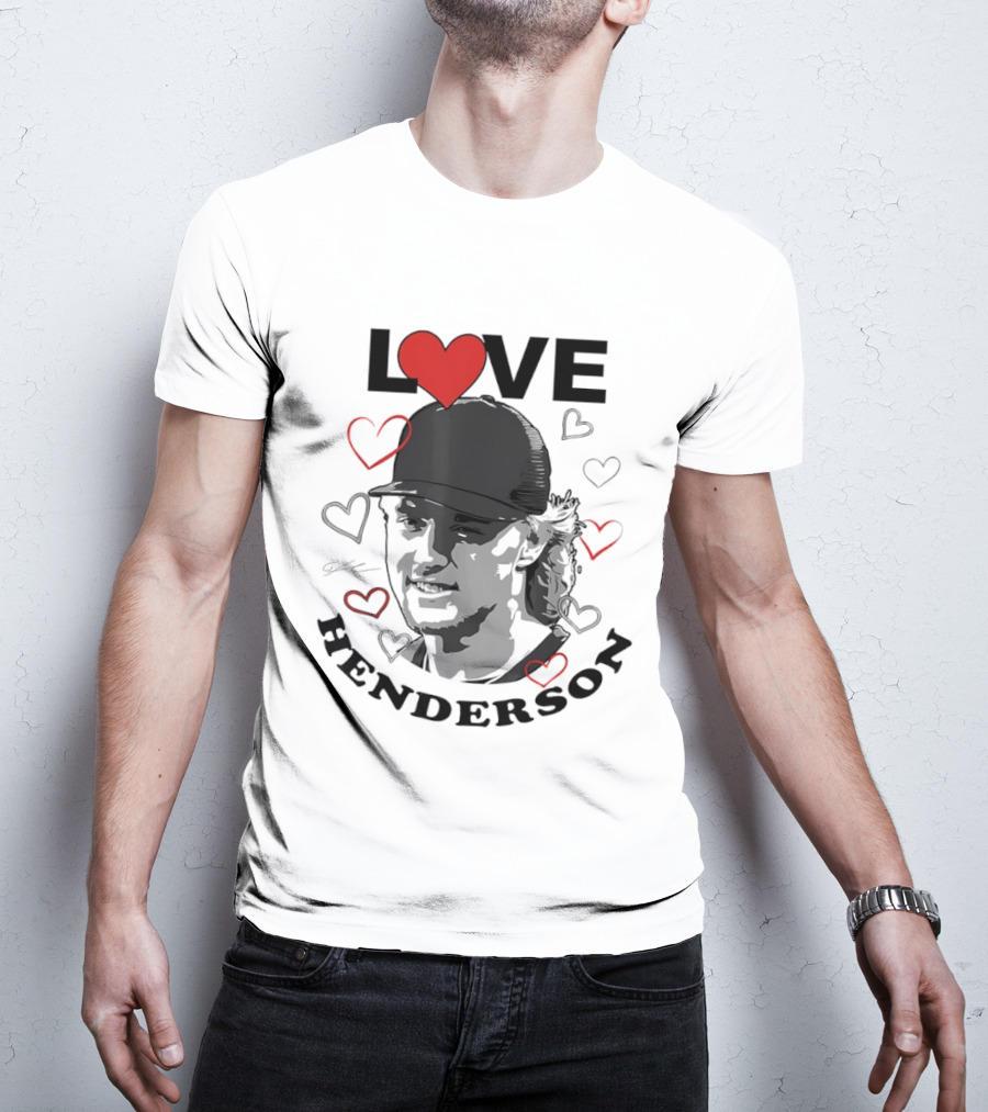 Love Gunnar Henderson Baltimore Orioles Baseball Heart T-Shirt
