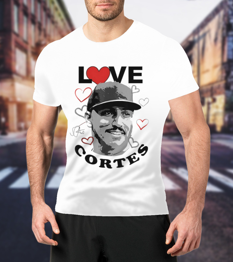 Love Nestor Cortes Yankees Baseball Heart T-Shirt