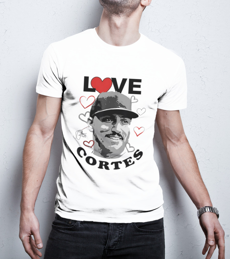 Love Nestor Cortes Yankees Baseball Heart T-Shirt