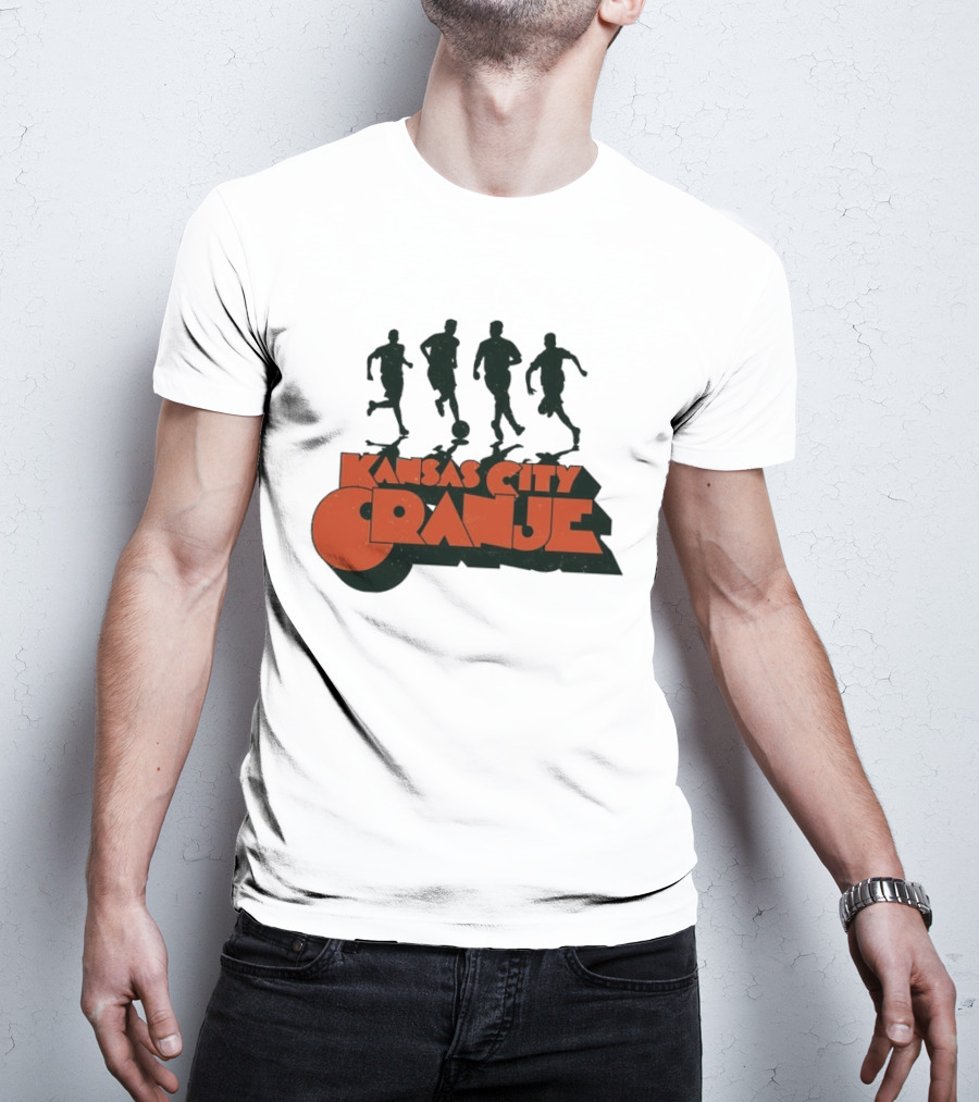 Kansas City Orange Soccer Silhouettes Made Mobb T-Shirt