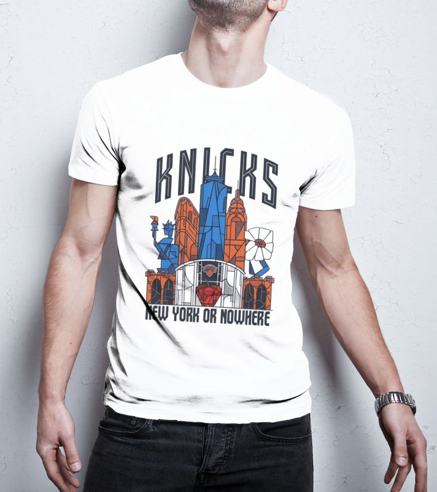 Knicks New York Or Nowhere Skyline 2026 T-Shirt