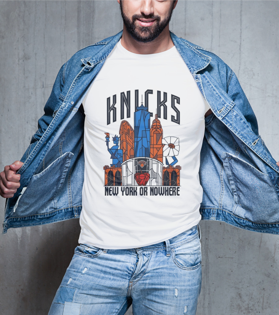 Knicks New York Or Nowhere Skyline 2026 T-Shirt
