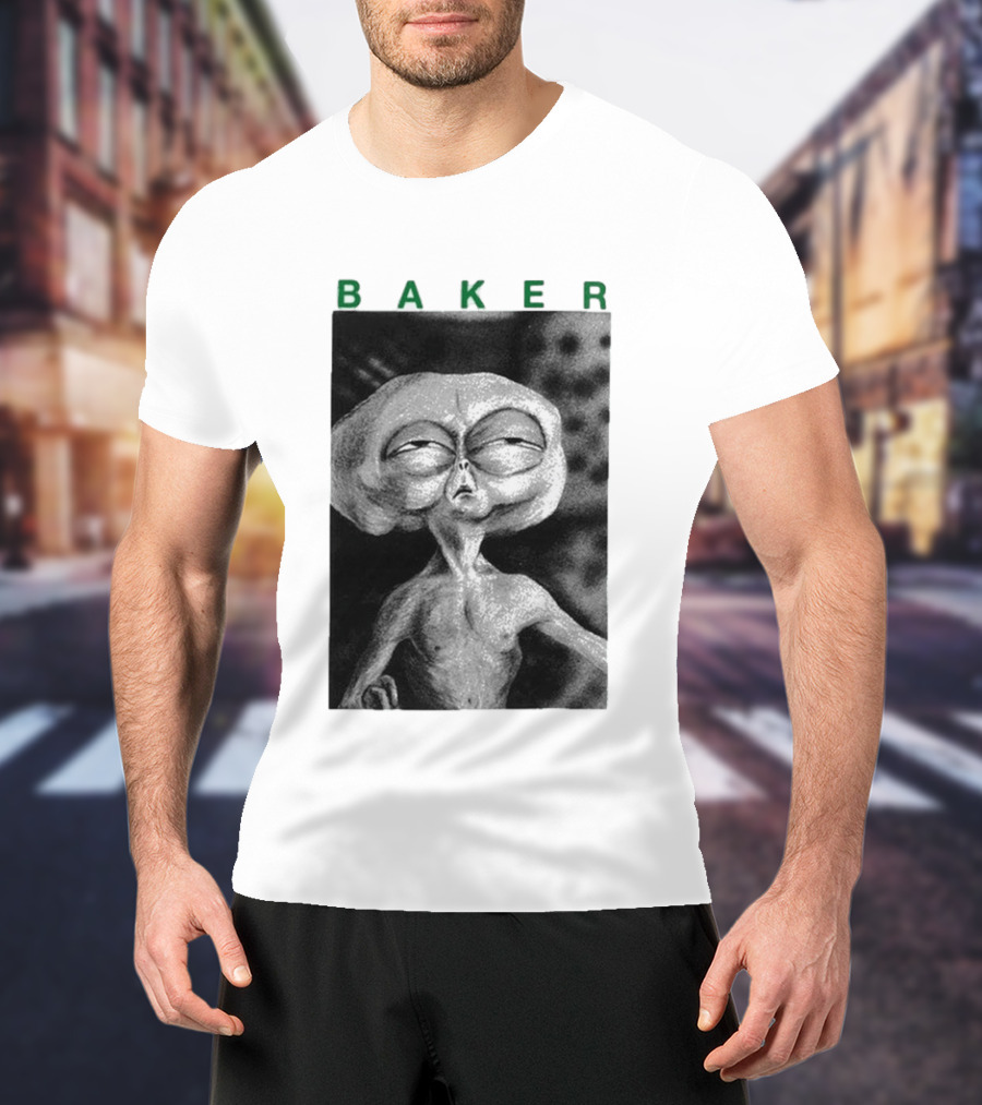 Note Baker Alien Block Busters Extraterrestrial T-Shirt