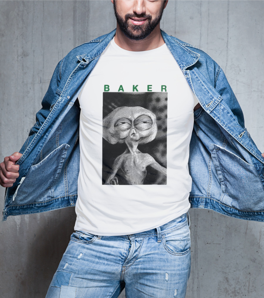 Note Baker Alien Block Busters Extraterrestrial T-Shirt