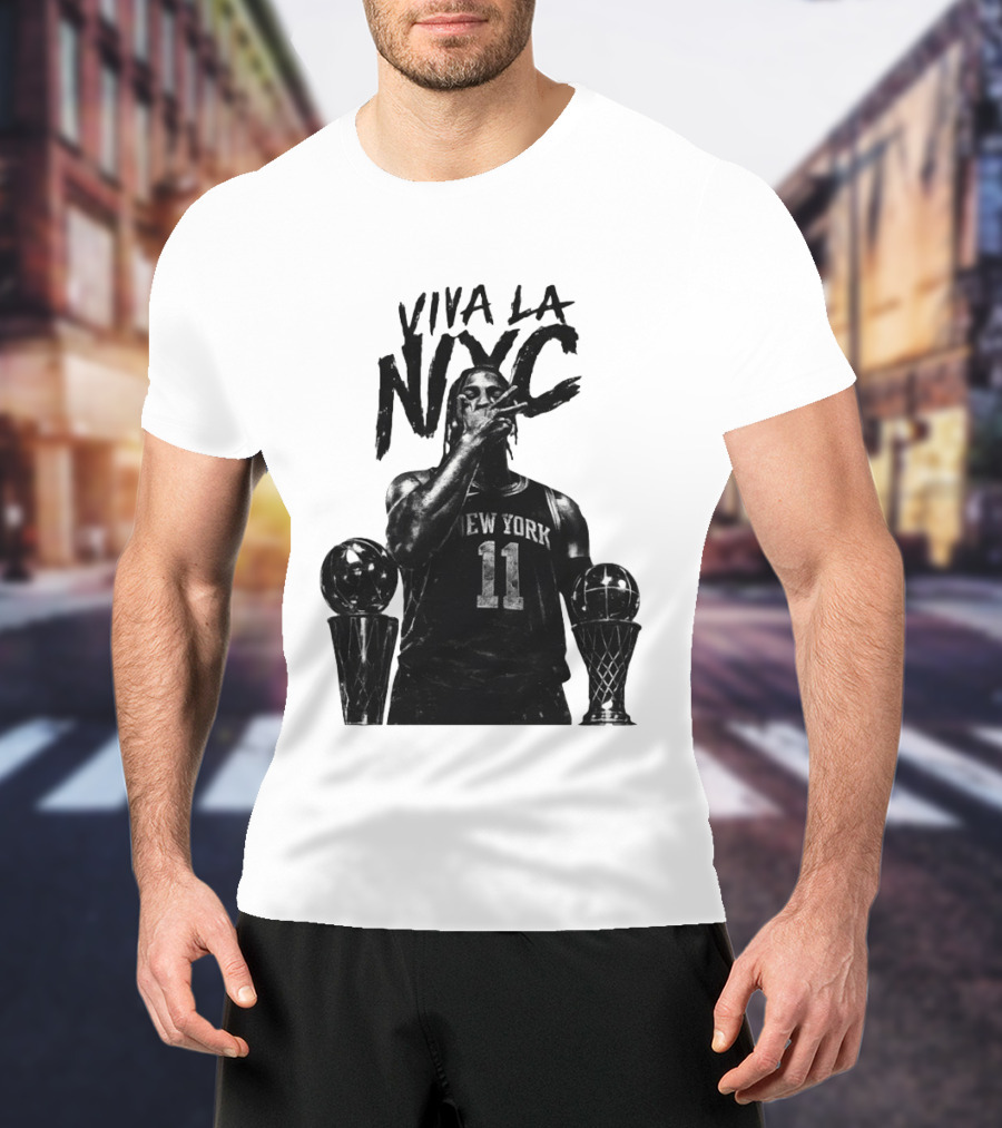 Viva La NYC Jalen Brunson 11 New York Knicks Basketball Player T-Shirt