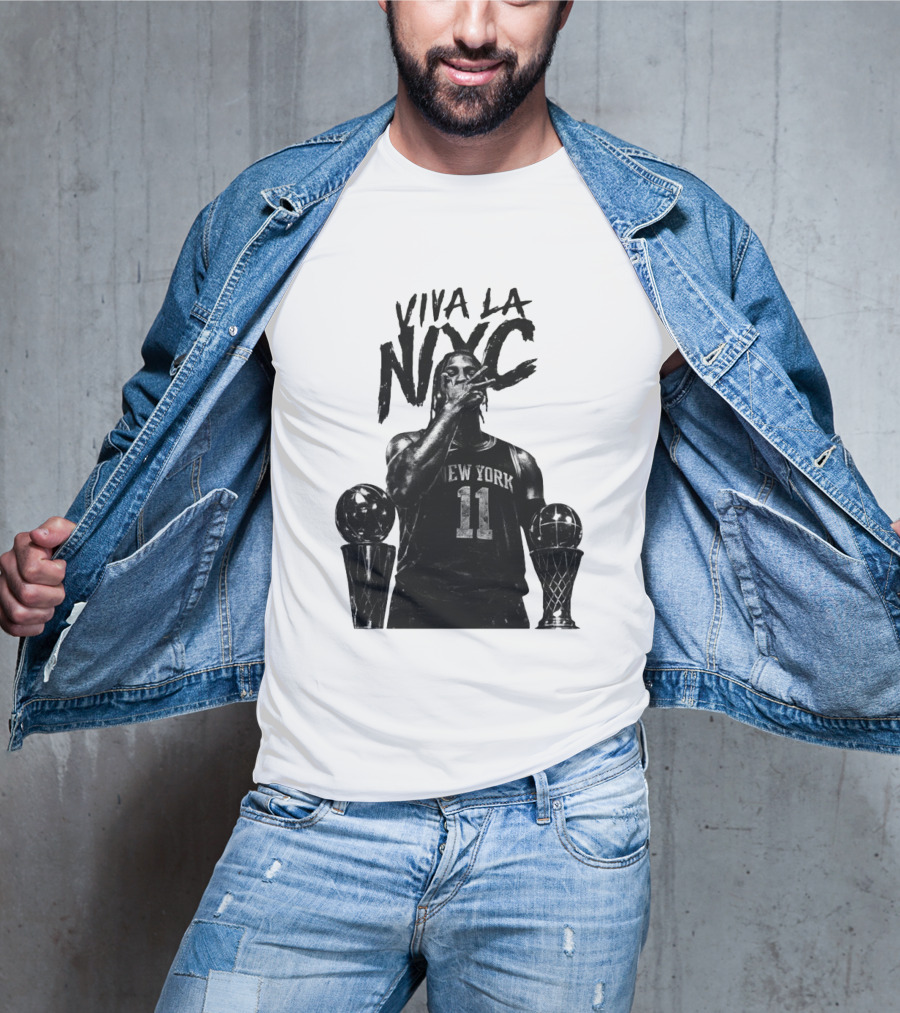 Viva La NYC Jalen Brunson 11 New York Knicks Basketball Player T-Shirt