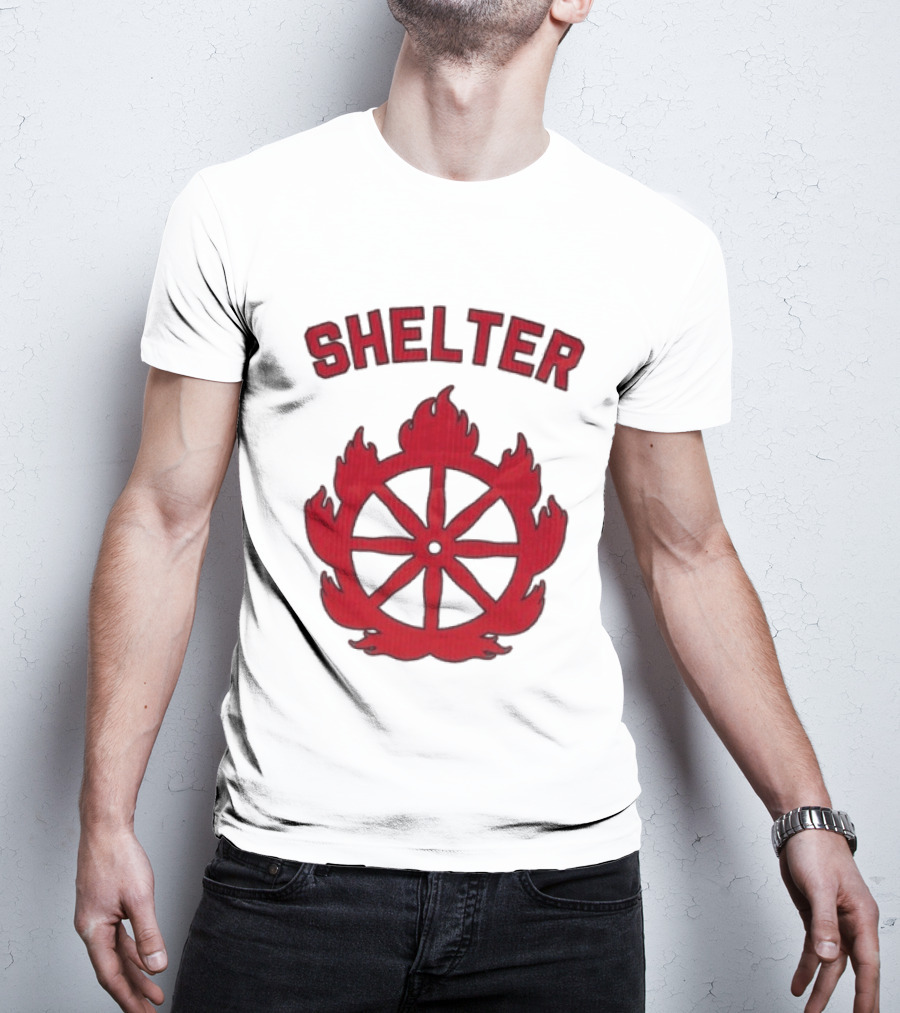 Shelter Mantra 95 Flaming Wheel T-Shirt