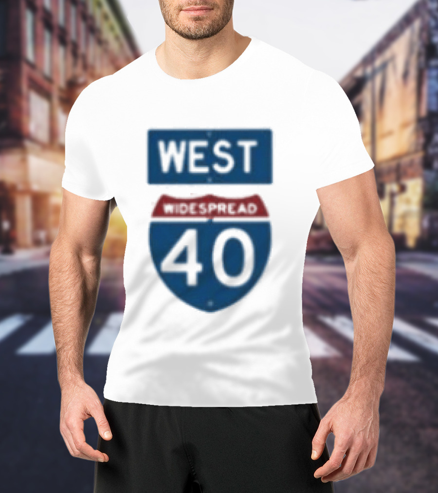 Goin' Out West Tour Summer 2026 Widespread 40 Interstate T-Shirt