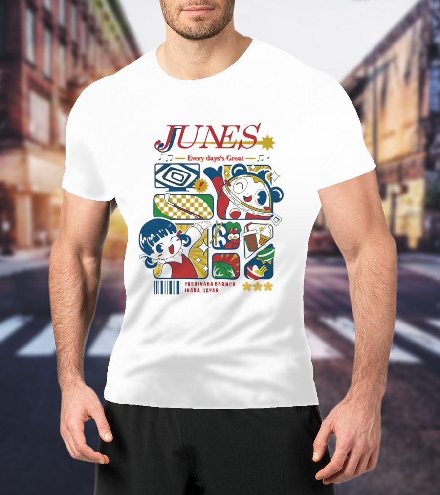 Junes Every Day's Great Nanako Dojima Teddie Persona 4 Inaba Japan Yasoinaba T-Shirt