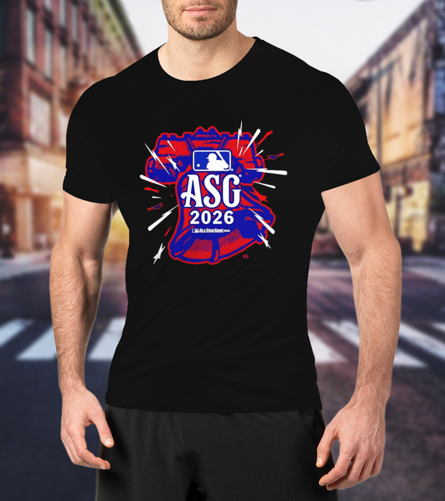 2026 MLB All Star Game ASG Loud Liberty Bell Explosion T-Shirt