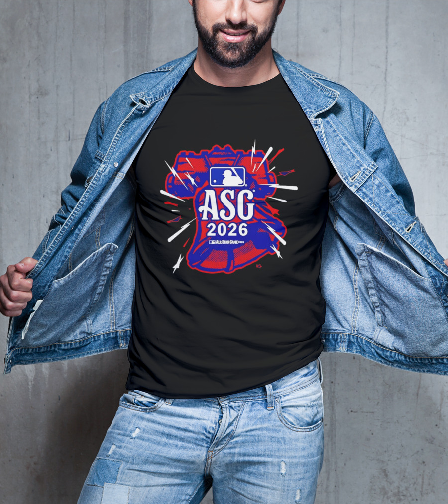 2026 MLB All Star Game ASG Loud Liberty Bell Explosion T-Shirt
