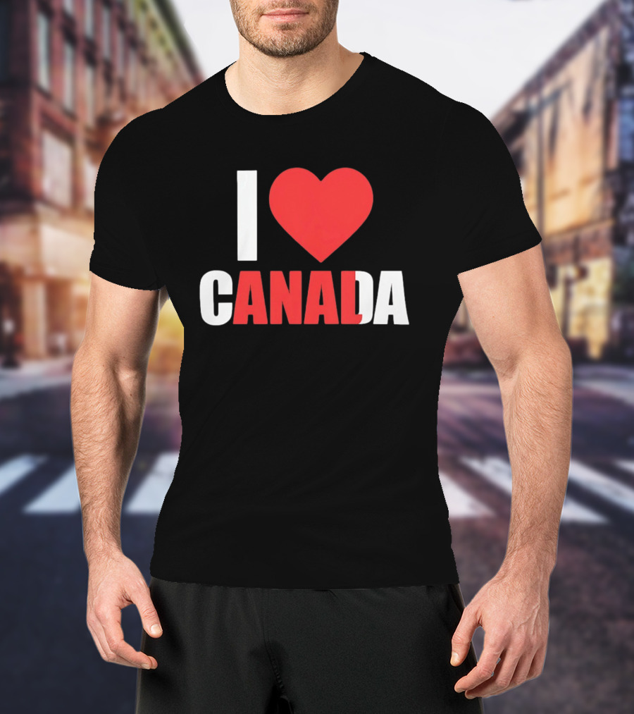 I Love Canada Heart Symbol CANADA T-Shirt