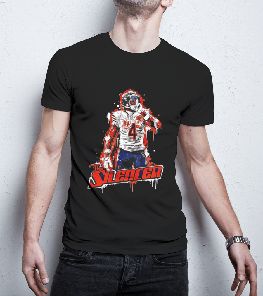 The Silencer Number 4 Chicago Football Player T-Shirt