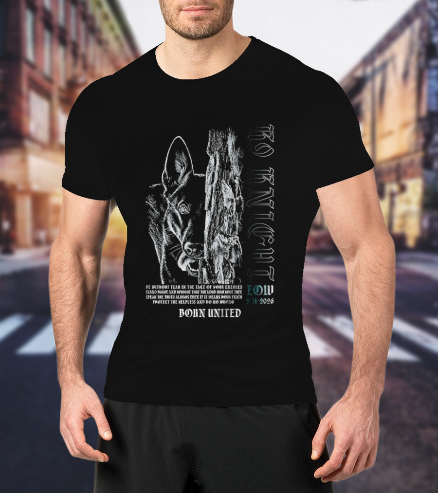 K9 Knight EOW 5 31 2026 Born United Memorial T-Shirt