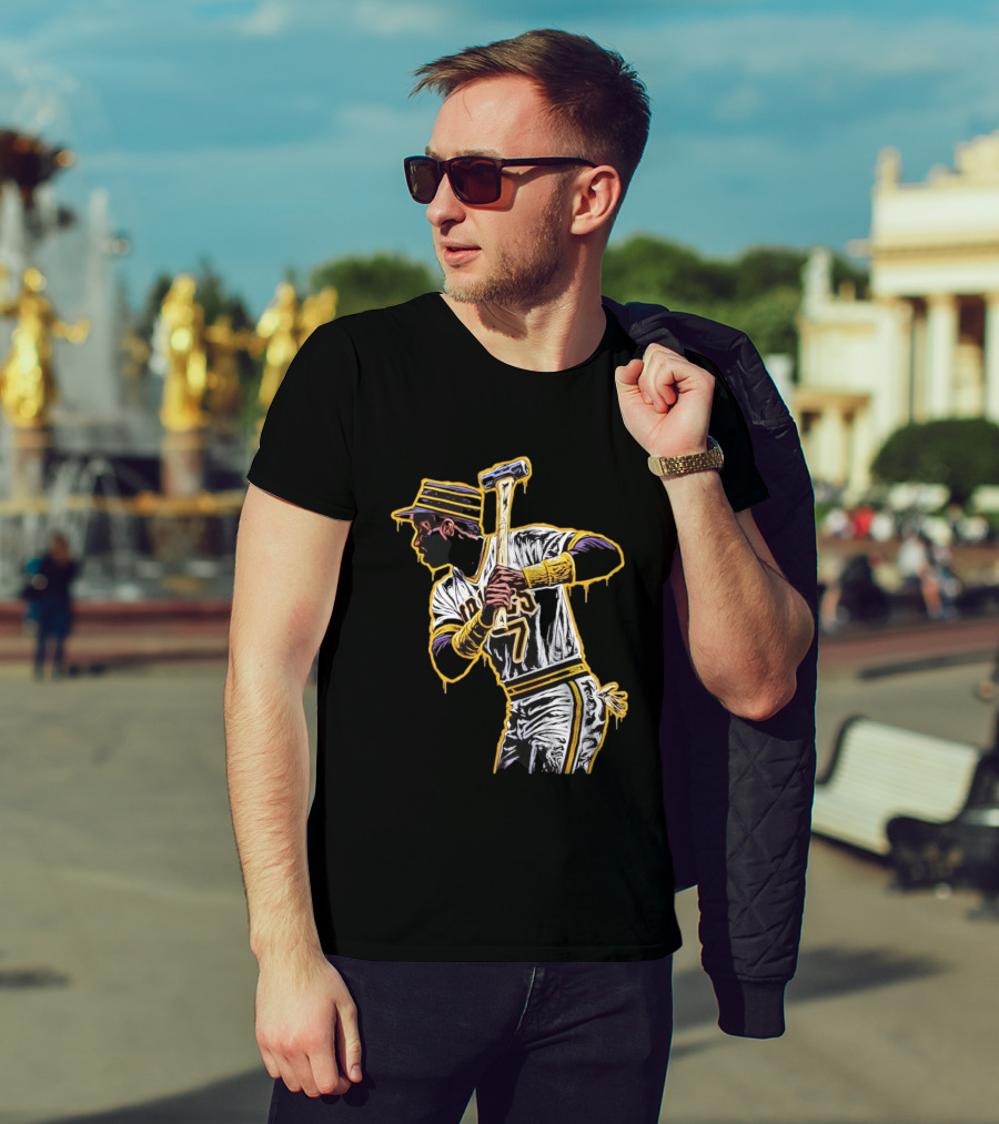 Roberto Clemente Pittsburgh Pirates Number 21 Baseball T-Shirt
