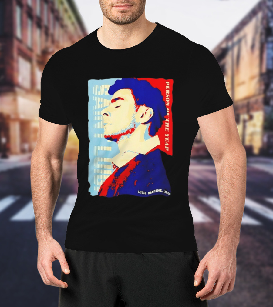 Saint Luigi Mangione 2024 Person Of The Year T-Shirt