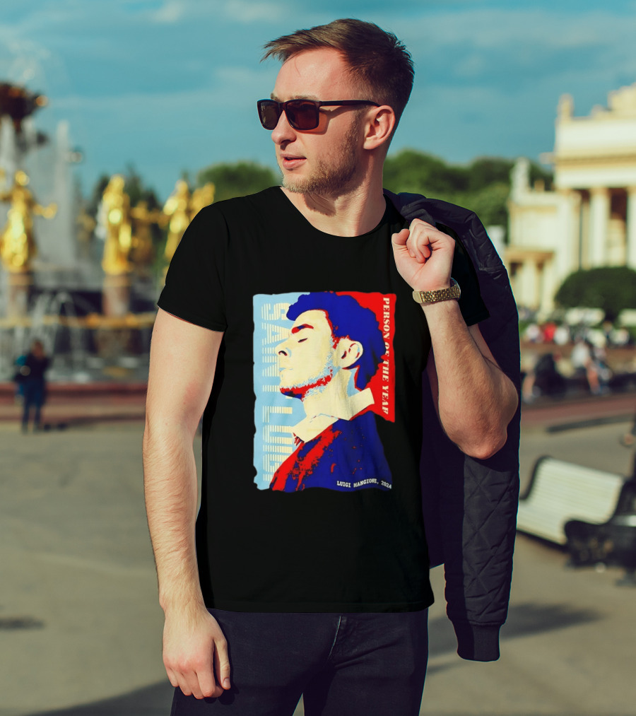 Saint Luigi Mangione 2024 Person Of The Year T-Shirt