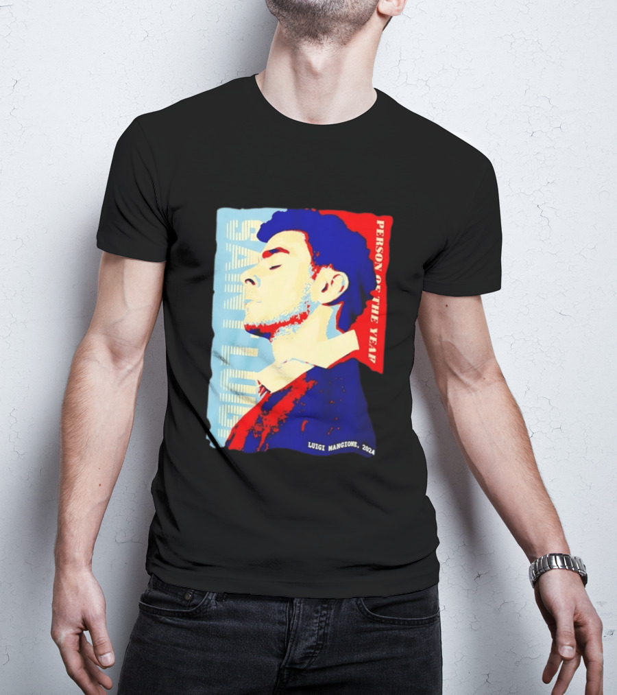 Saint Luigi Mangione 2024 Person Of The Year T-Shirt