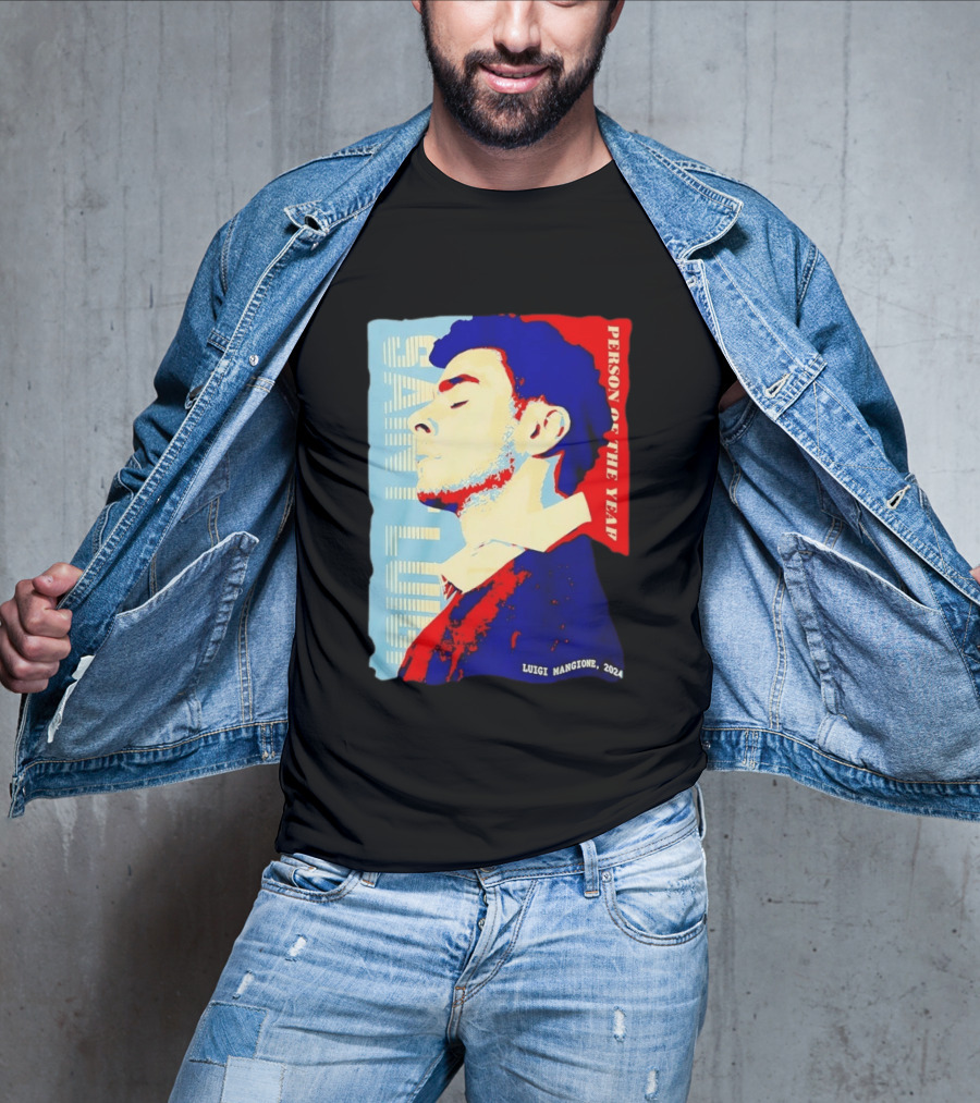 Saint Luigi Mangione 2024 Person Of The Year T-Shirt