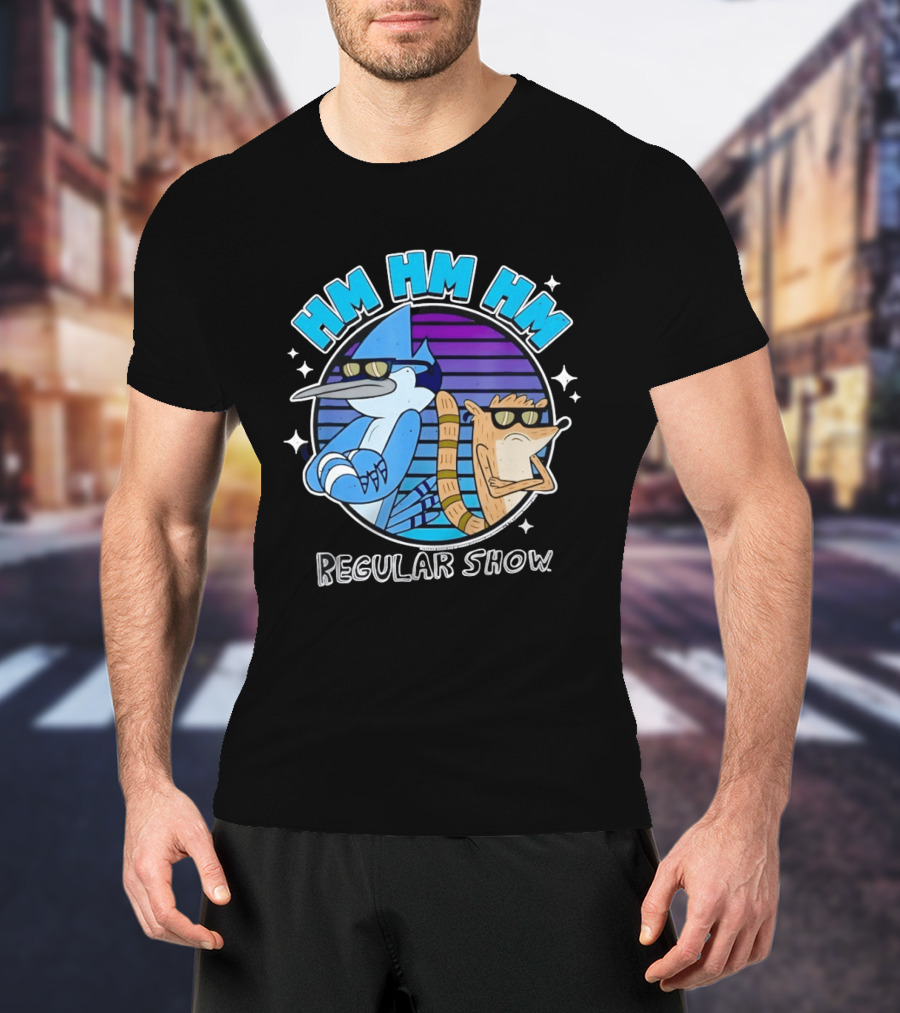 HM HM HM Mordecai And Rigby Regular Show Cartoon T-Shirt
