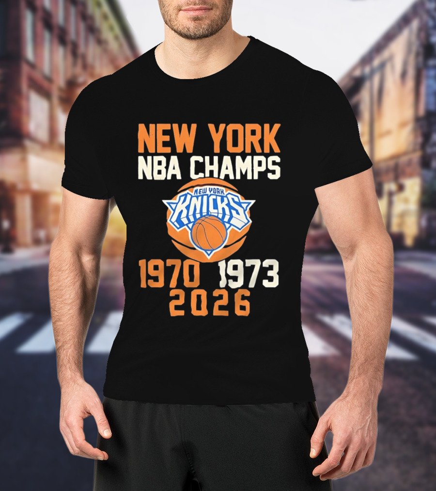 New York Knicks NBA Champs 1970 1973 2026 T-Shirt